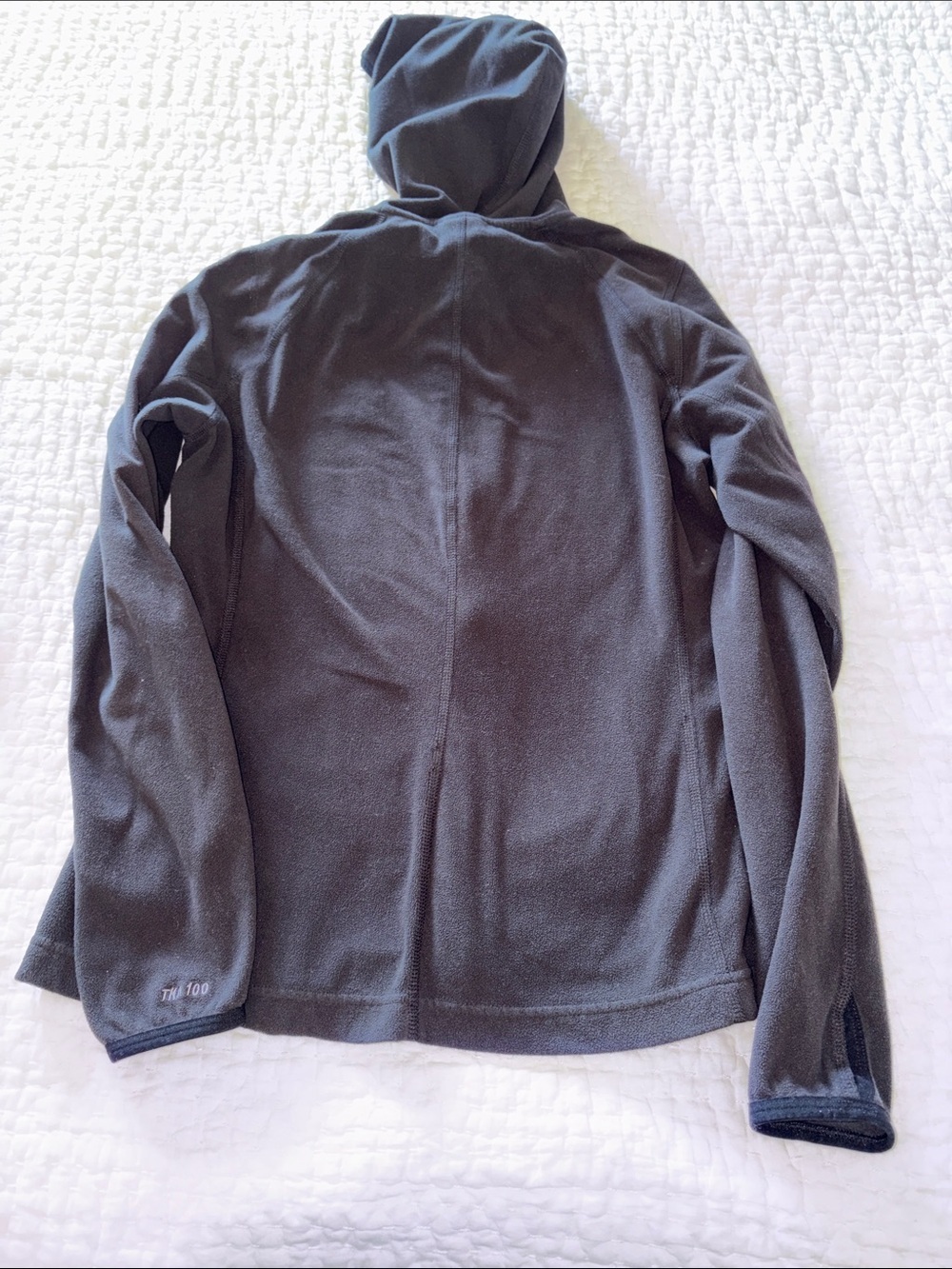 The North Face Black Women's Fleece Zip Hoodie and Pants Set S&M TKA 100 EUC - Picture 12 of 14